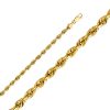 1.2mm Regular Solid Rope Chain – 16 Inches / 40.64 CM – product view