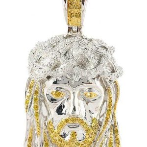 10KW 2.50CTW YD+WD JESUS HEAD