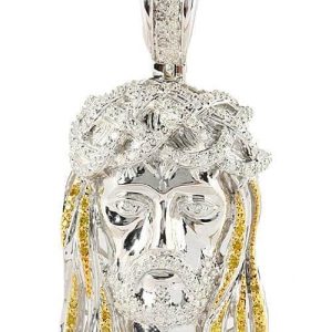 10KW 2.50CTW WD+YD JESUS HEAD