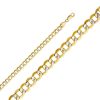 4.8mm Flat Bevelled Cuban Chain – 20 Inches / 50.8 CM – product view