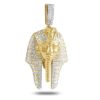 10KY 3.60CTW DIAMOND AND GOLD QUARTZ STAR PENDANT – product view