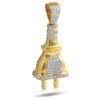 10KY 0.55CTW DIAMOND HERBAL MEDICINE PENDANT – product view