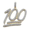 14KY 0.15CTW DIAMOND NAILS CROSS PENDANT – product view