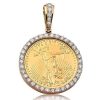 14KR+W 4.00CTW DIAMOND TWO TONE DRIPPING HEART – product view
