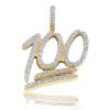 10KY 4.85CTW DIAMOND ANGRY GORILLA FACE PENDANT – product view