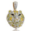 14KY 3.85CTW BAGUETTE DIAMOND MEMORY PENDANT – product view