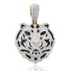 10KY 0.50CTW DIAMOND ‘MIC IN HAND’ PENDANT – product view