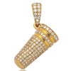 10KY 2.00CTW DIAMOND KING JESUS PENDANT – product view