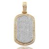 10KY 1.00CTW DIAMOND PRAYING HANDS PENDANT – product view