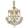 14KY 3.15CTW DIAMOND EVIL EYE PENDANT – product view