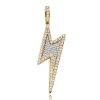 10KY 3.75CTW DIAMOND 3-D DOME DOGTAG PENDANT – product view