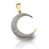 10K 6.25CTW DIAMOND ‘SUPERMAN’ PENDANT – product view