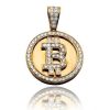 14KY 0.15CTW DIAMOND FLIP FLOP PENDANT – CHARM SIZE – 14k Yellow Gold – product view