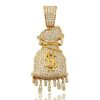 10KY 1.10CTW DIAMOND LIGHTNING BOLT PENDANT – product view