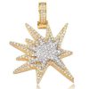 14KY 1.75CTW DIAMOND ANCHOR JESUS PENDANT – product view