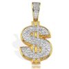 10KY 1.50CTW DIAMOND BASEBALL CAP PENDANT – product view
