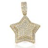 10KY 1.55CTW DIAMOND LIGHTNING BOLT PENDANT – product view