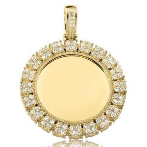 14KY 3.10CTW DIAMOND MEMORY PENDANT
