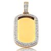 14KY 3.15CTW DIAMOND EVIL EYE PENDANT – product view