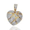 10KY 1.75CTW DIAMOND CRESCENT MOON PENDANT – product view