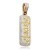 10KY 0.50CTW DIAMOND INDIAN HEAD PENDANT – product view