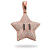 10KY 0.50CTW DIAMOND SIDEWAYS NEFERTITI MEDALLION – product view