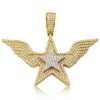 10KY 3.00CTW DIAMOND 3-D DOME DOGTAG PENDANT – product view