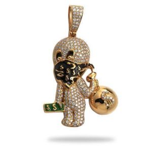 14KY 1.85CTW DIAMOND 'FRIENDLY GHOST' BANDIT