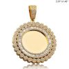 10KY 1.25CTW DIAMOND TIGER HEAD PENDANT – product view
