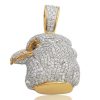10KY 2.00CTW GREEN, YELLOW, AND WHITE DIAMOND MUSH – product view