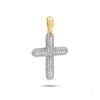 14KR 3.65CTW DIAMOND DRIPPING MONEY BAG PENDANT – product view