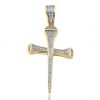 10KW 1.50CTW DIAMOND ANGEL WING PENDANT – product view