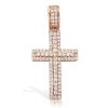 10KR 0.35CTW DIAMOND CROSS PENDANT – product view