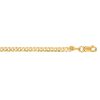 14kt 8.5 inches Yellow+White Gold 7mm Diamond Cut+Shiny 6+1 Curb-Mariner Link Fancy Bracelet with Lobster C lasp – product view