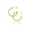 Pico Dax Diamond Cluster Earrings (6mm) – product view