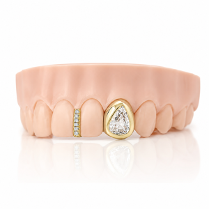 Diamond Spacer & Pear Set