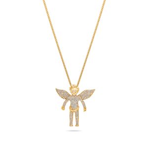 Micro Cherub Angel (Open Wings, Fully Iced)