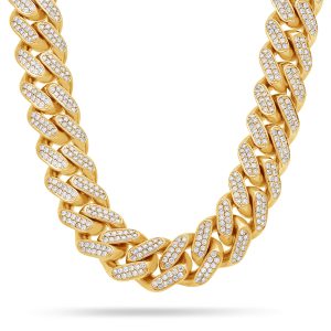 Diamond Cuban Link Chain (15mm)