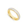 Miles Ring (7mm, White Partially Iced) – product view