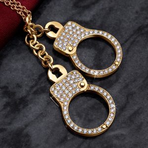 Love Lockdown Diamond Cuff Necklace – product view