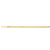 14kt Gold 26 inches Yellow Finish 6.5mm Diamond Cut Figarope Chain with Lobster Clasp – product view