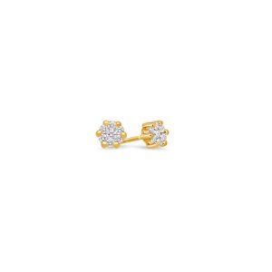 Pico Dax Diamond Cluster Earrings (6mm)