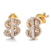 14KY 1.25CTW DIAMOND 1/4TH OZ AMERICAN EAGLE – product view
