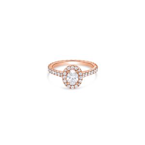 Elle Halo Engagement Ring (GIA Oval, 0.50ct)