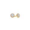 Pico Harvey Cross Hoop Earrings – product view