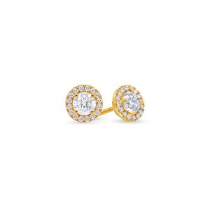 Elle Diamond Stud Earrings (GIA Round, 1.20 Carat Total)
