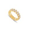 Massimo Eternity Ring (Oreo, 2-Row) – product view