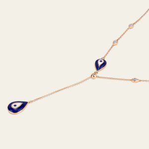 Evil Eye Diamond Necklace – product view