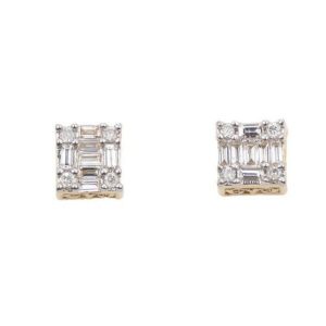 0.52 Diamond Square Earrings