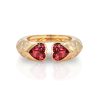 Pear Shape & Marquise Flower Ring – product view